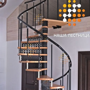 Винтовая лестница на мансарду-2