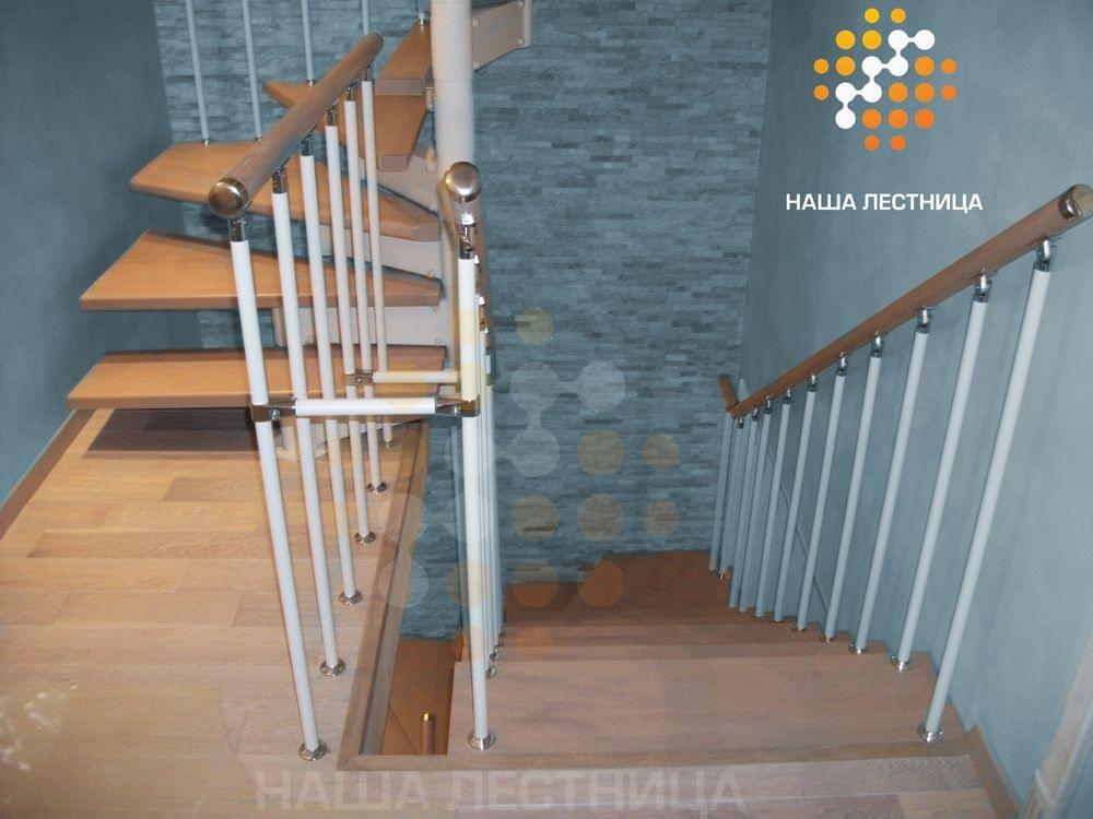 Фото винтовая комбинированная модульная лестница - вид 2