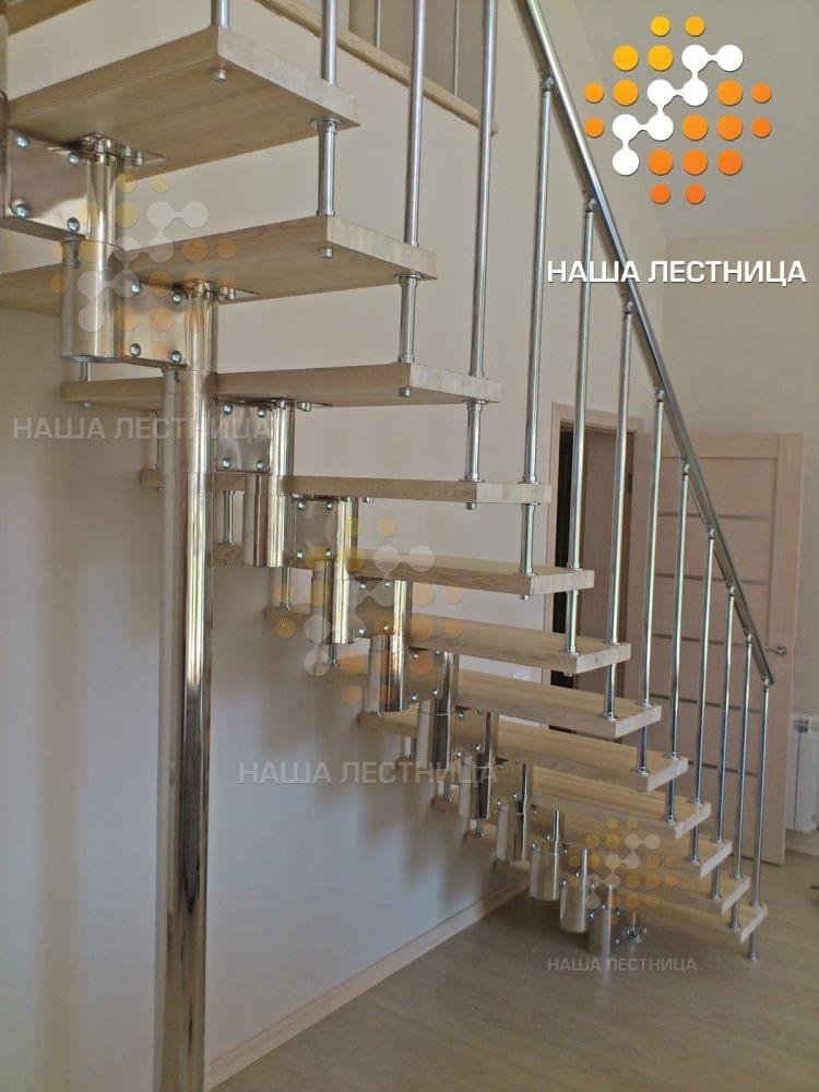 Фото лестница модульная с прямым маршем - вид 3