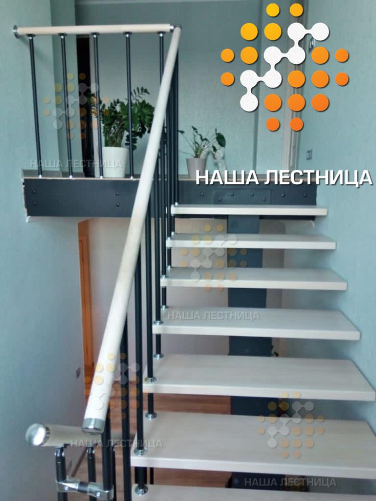 Фото лестница в дом, серия "волна" - вид 5