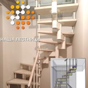 Модульная лестница на мансарду