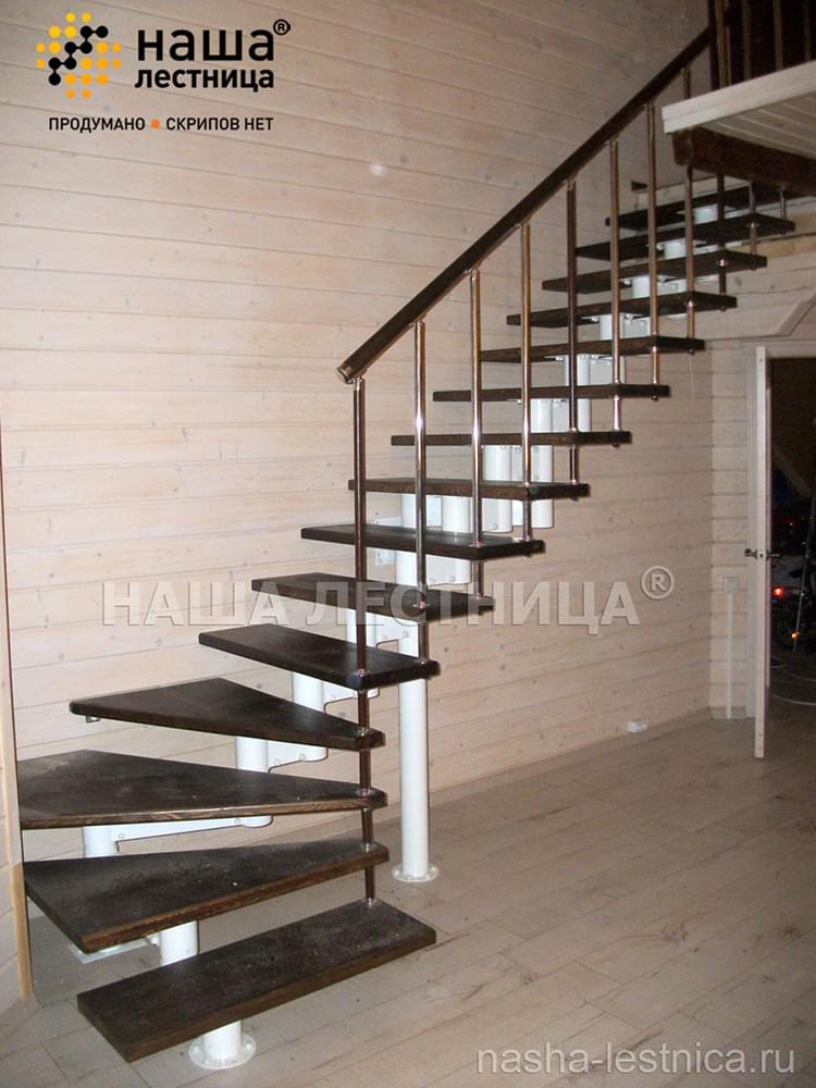 Фото лестница в баню - вид 2