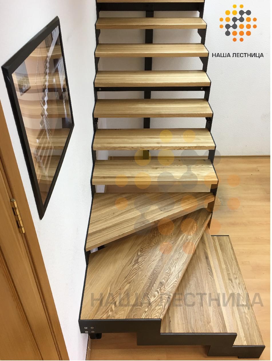 Фото интерьерная лестница в стиле «лофт» - вид 3