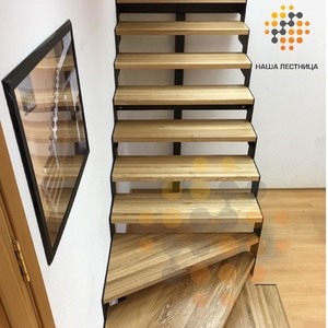 Интерьерная лестница в стиле «Лофт»-2