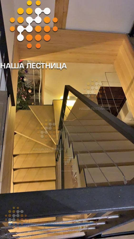 Фото лестница на стереокосоуре "лофт" - вид 3