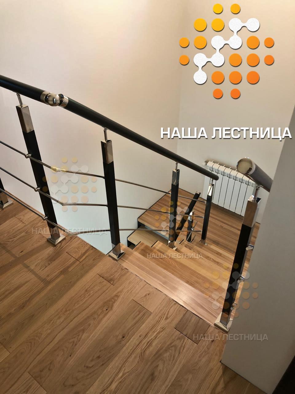 Фото лестница в дом на двойном каркасе серии "лофт" - вид 7