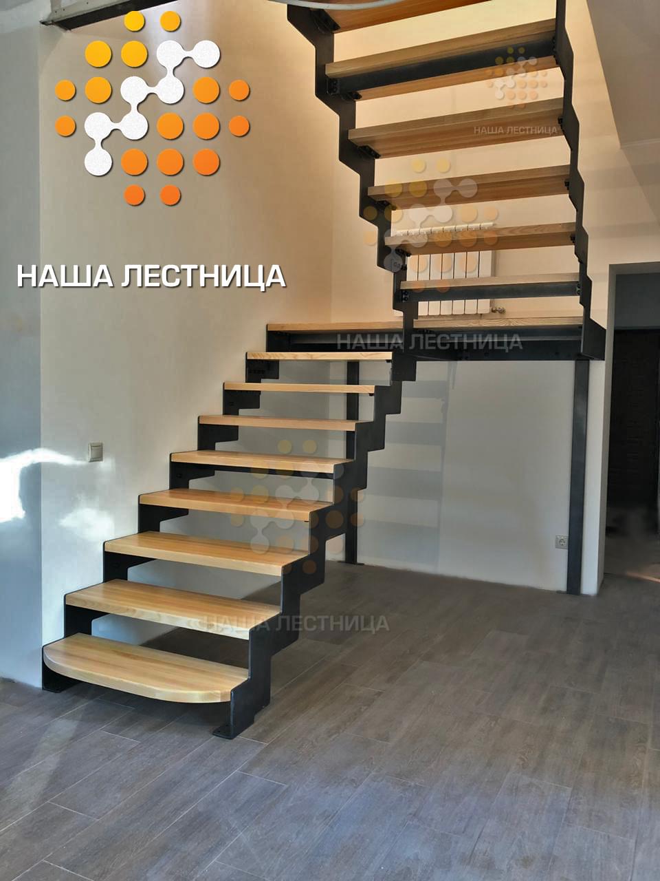 Фото лестница в дом на двойном каркасе серии "лофт" - вид 8
