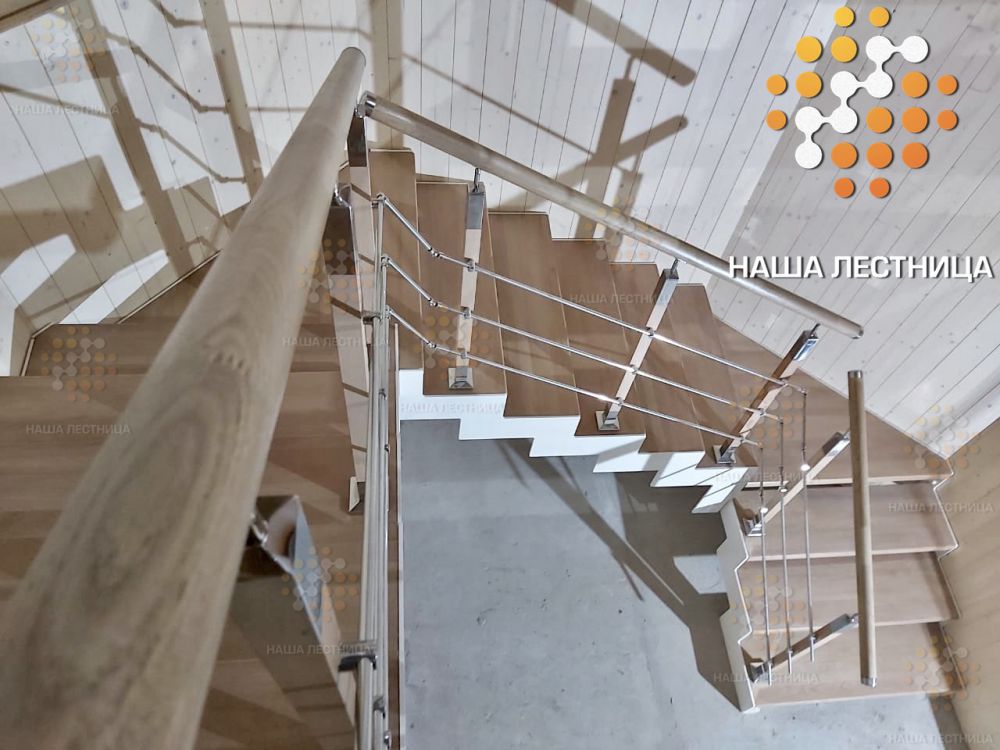 Фото шикарные лестницы в дом серии "лофт" - вид 4