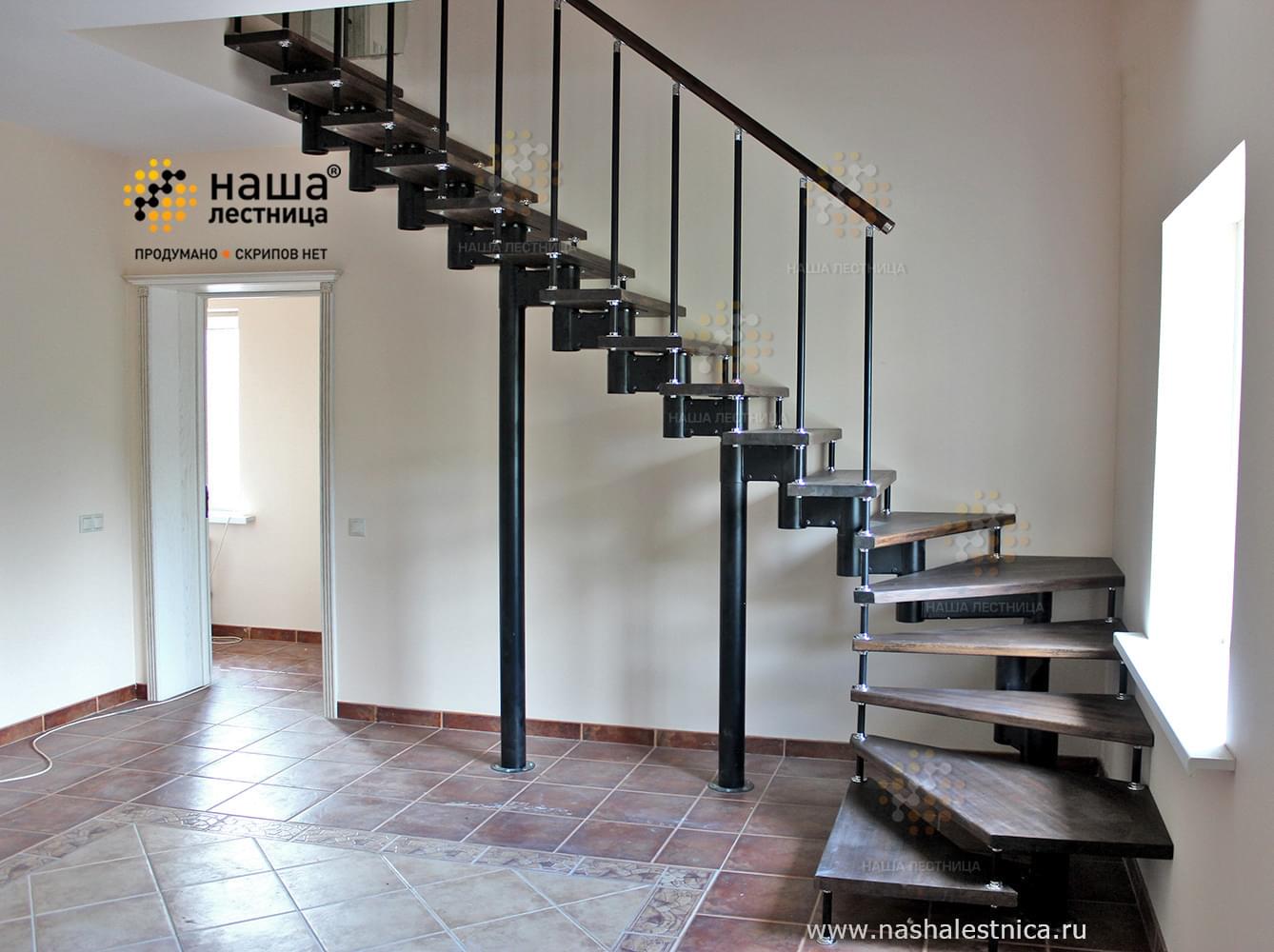 Фото лестница для загородного дома - вид 1