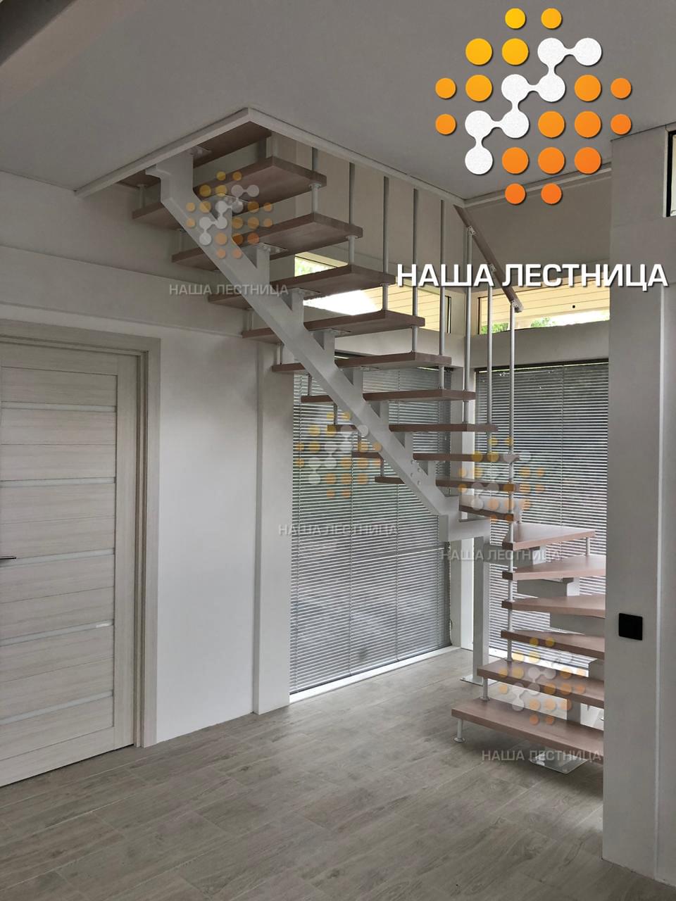 Фото лестница в частный дом на каркасе серии "гранж" - вид 4