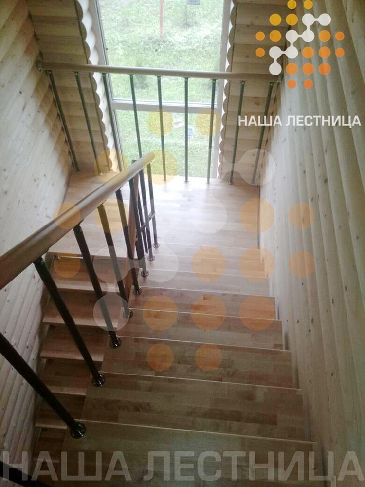 Фото лестница в деревянный дом, серия "лайт" - вид 5