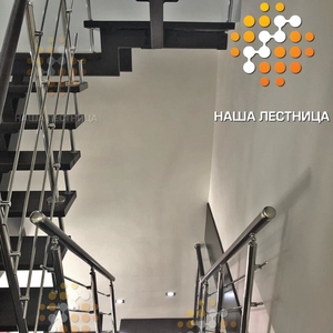 Лестницы в дом на металлическом каркасе серии "ЛАЙТ"-2