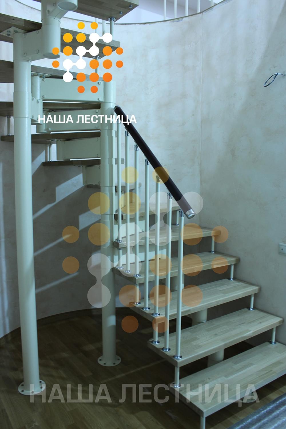 Фото винтовая – комбинированная лестница  - вид 2