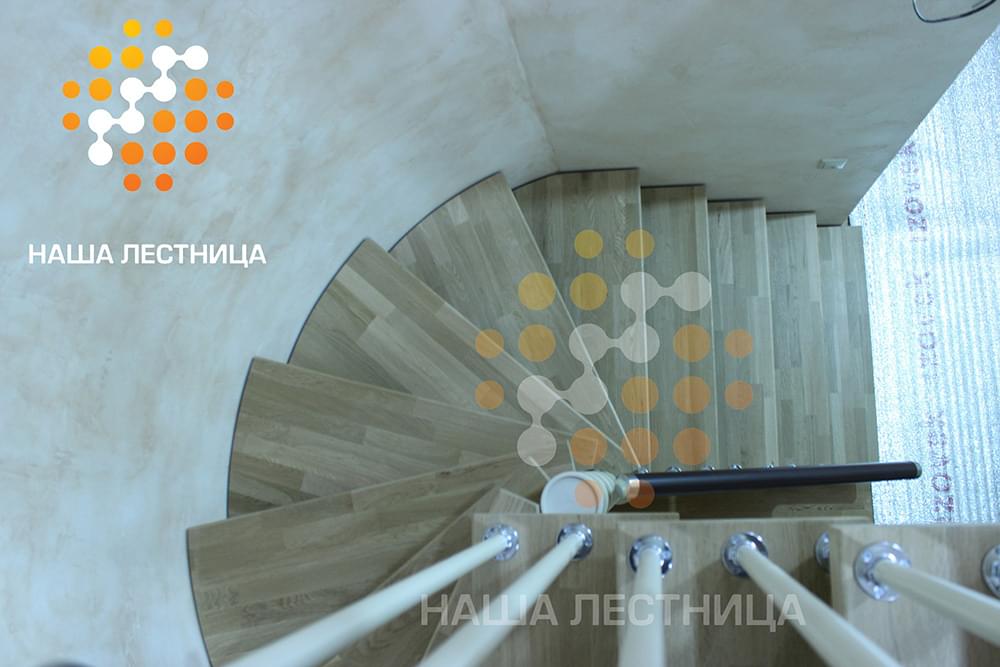 Фото винтовая – комбинированная лестница  - вид 4