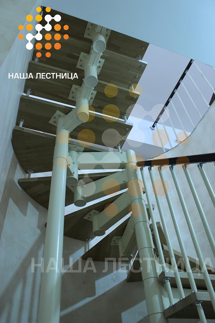 Фото винтовая – комбинированная лестница  - вид 7