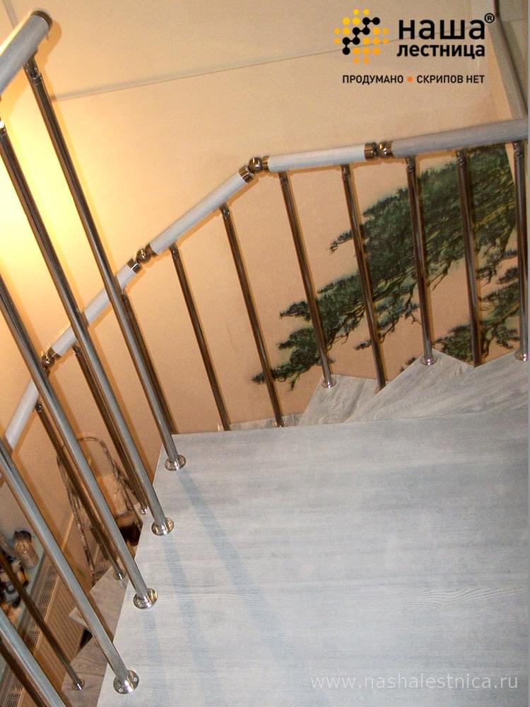 Фото модульная винтовая лестница  - вид 4