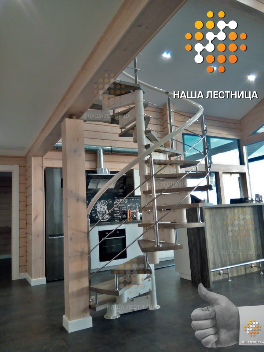 Фото модульная винтовая лестница в частный дом - вид 1