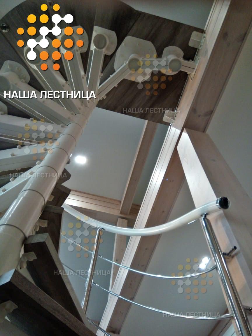 Фото модульная винтовая лестница в частный дом - вид 4