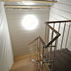 Модульная лестница с поворотом на 180 градусов