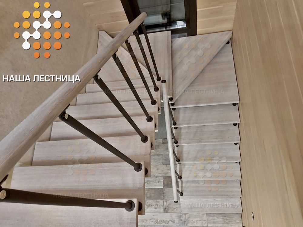 Фото модульная лестница для дома в идеальной комплектации - вид 4