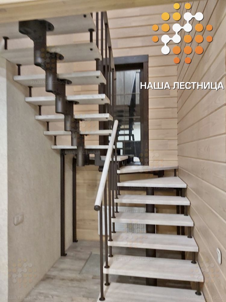 Фото модульная лестница для дома в идеальной комплектации - вид 3