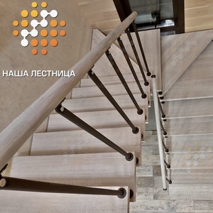 Модульная лестница для дома в идеальной комплектации-2