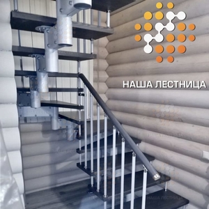 Модульная лестница для дома с комфортным шагом