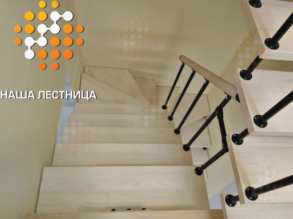 Фото модульные лестницы на второй и на третий этаж - вид 6
