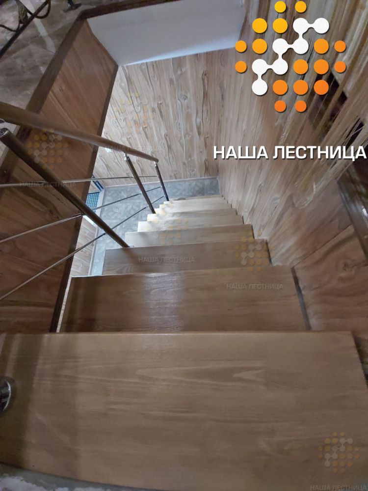 Фото недорогая модульная лестница в гараж - вид 2