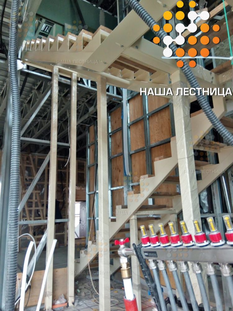 Фото металлический каркас лестницы под обшивку, серия "суперлаунж" - вид 5