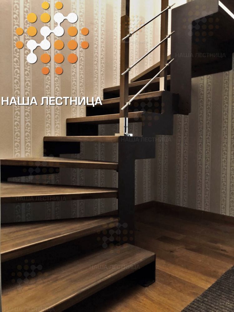 Фото лестница на второй этаж, серия "лофт" - вид 11