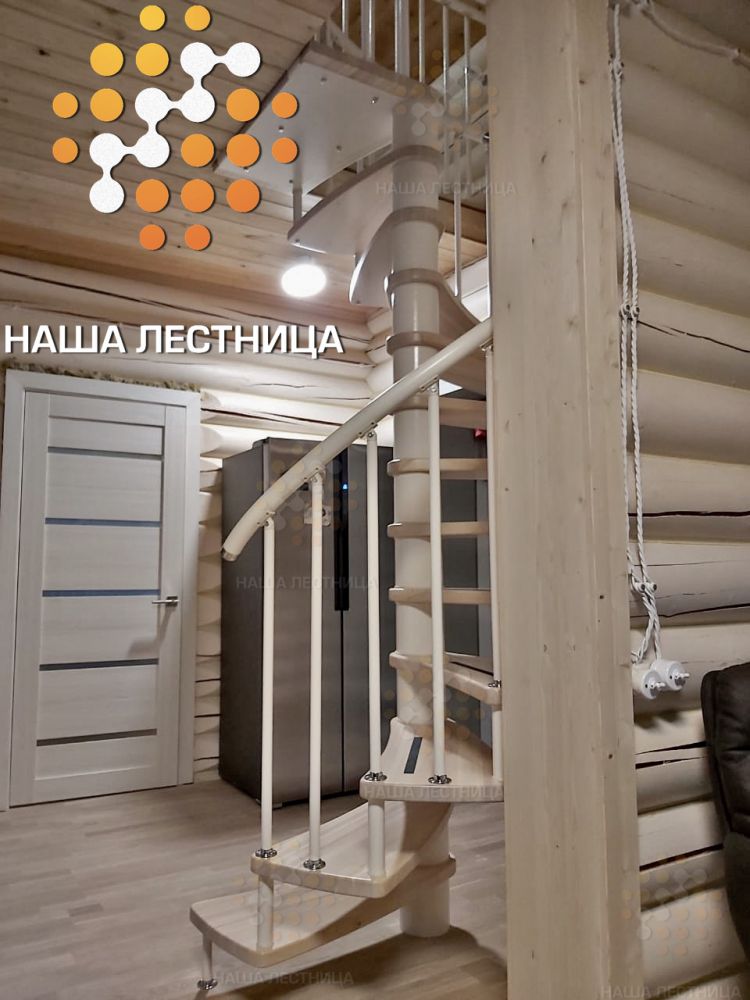 Фото винтовая лестница для дома, серия derstahl - вид 6