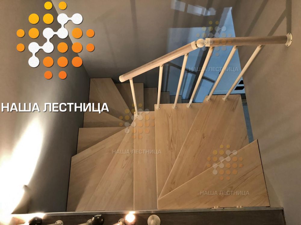 Фото недорогая модульная лестница произвольной формы - вид 7