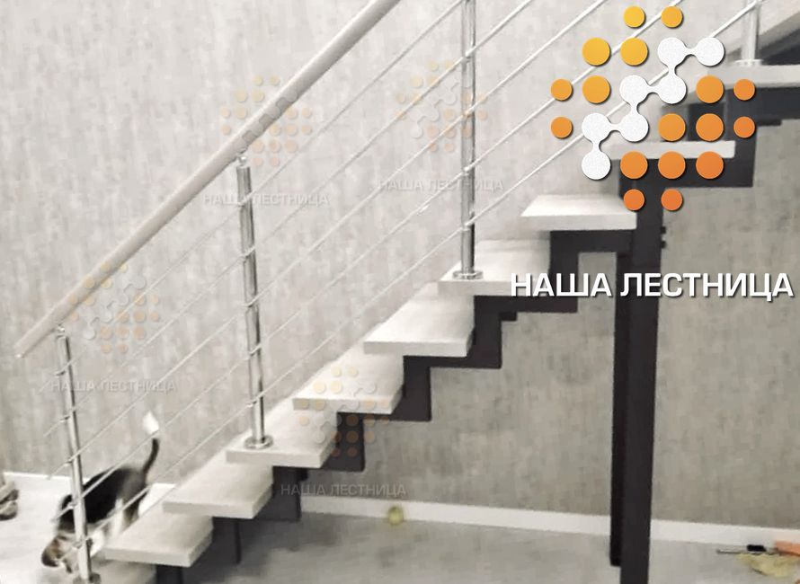 Фото лестница с прямым маршем, серия лаунж - вид 5