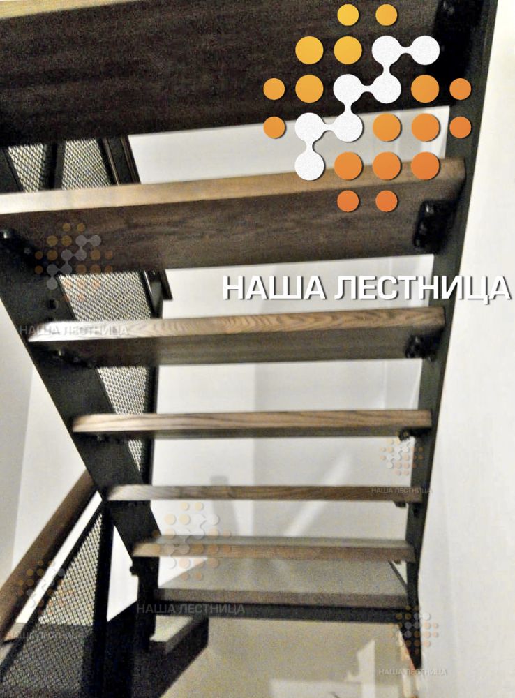 Фото интерьерная лестница на заказ серии лофт - вид 5