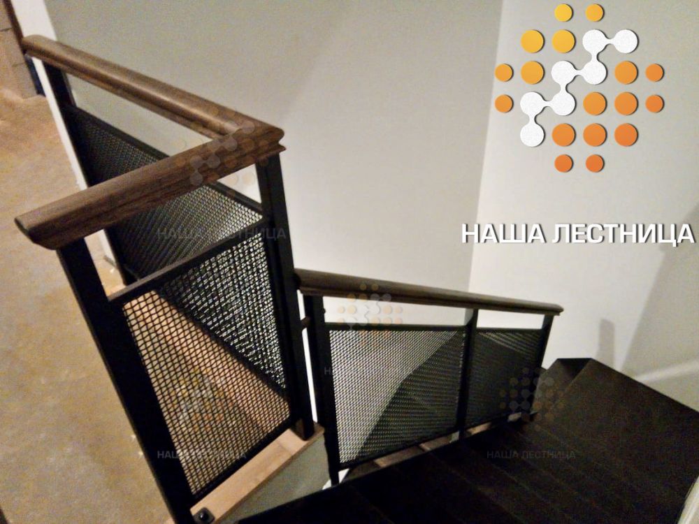 Фото интерьерная лестница на заказ серии лофт - вид 2