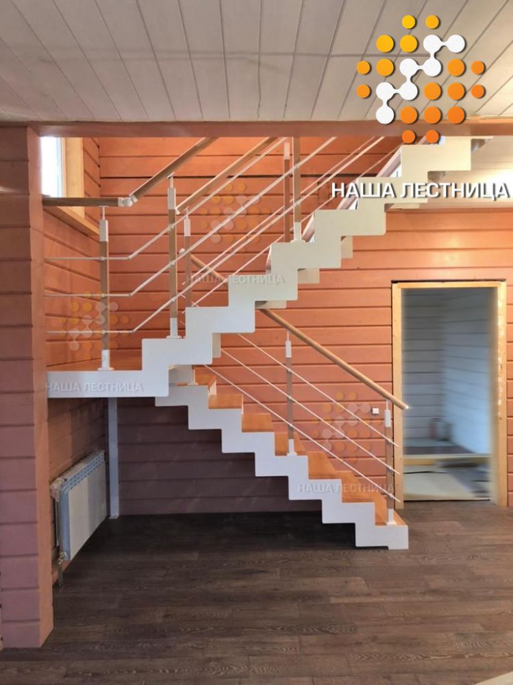 Фото стильная лестница на заказ, серия лофт - вид 2