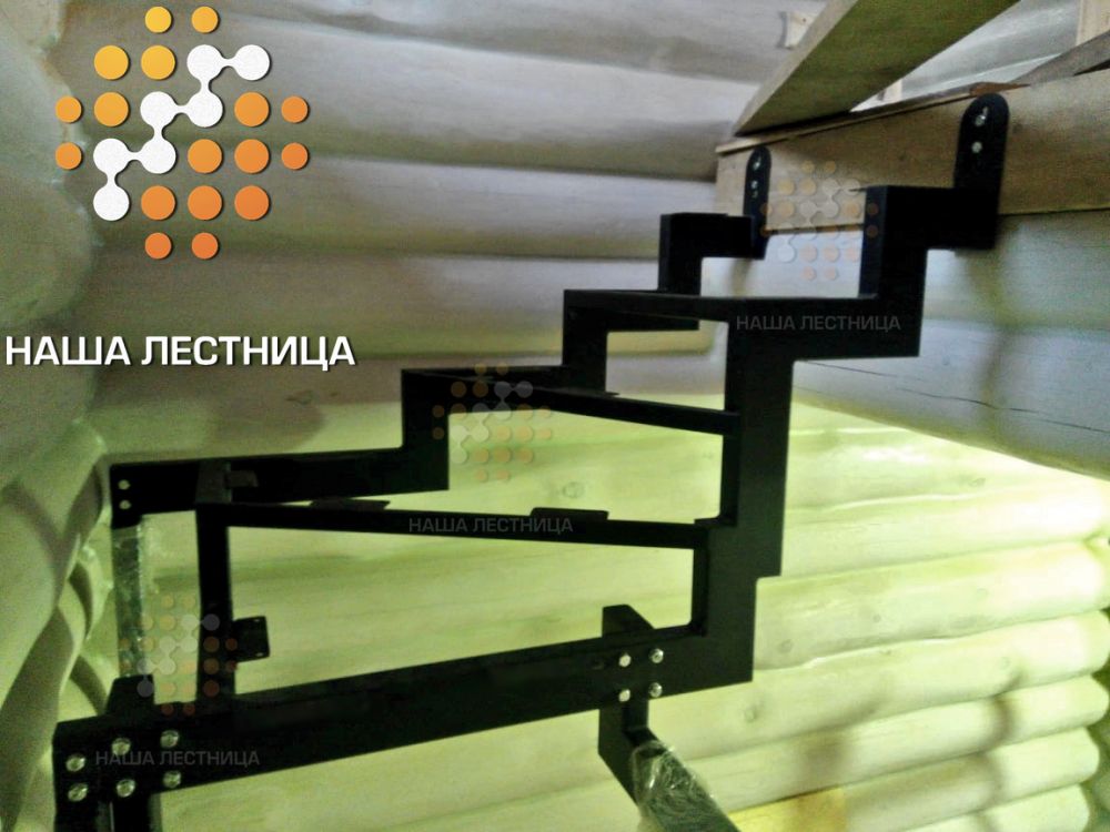 Фото лестница в баню на мансардный этаж, серия лаунж - вид 2