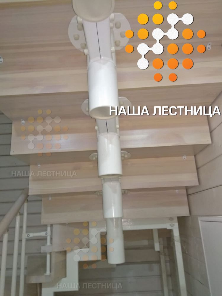 Фото деревянная лестница на модульном каркасе&nbsp; - вид 6