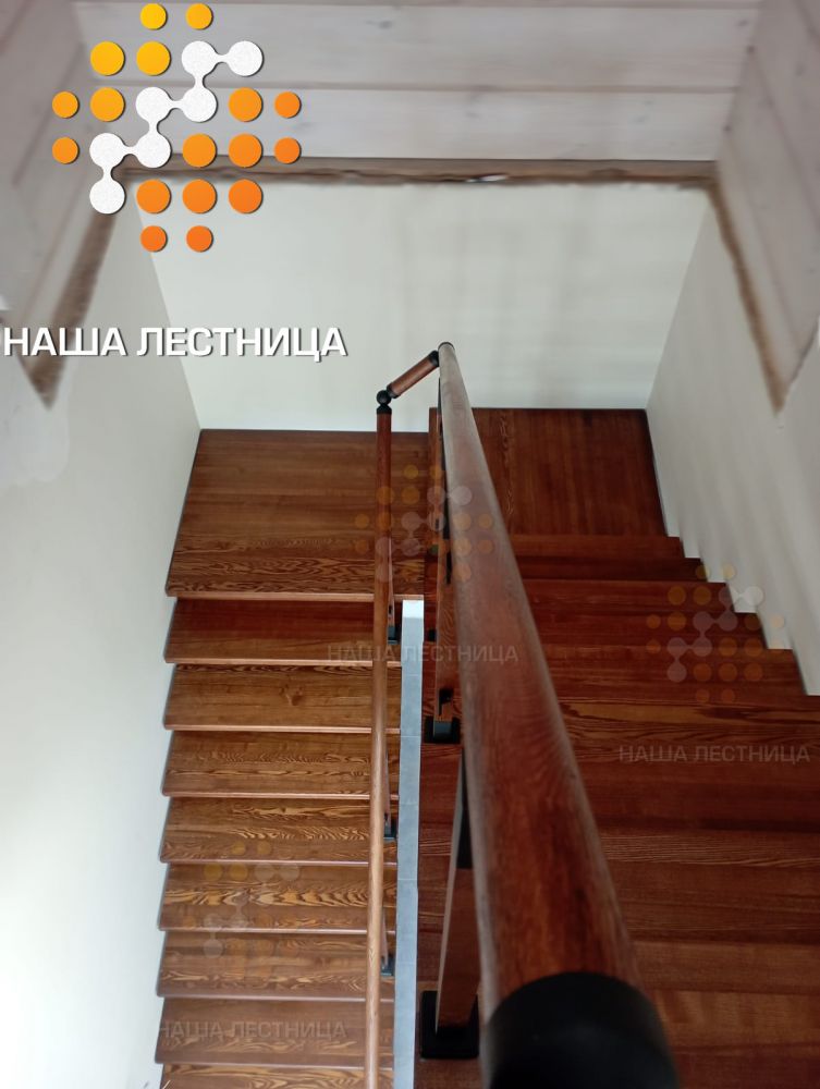 Фото лестница со стеклянным ограждением, серия гранж - вид 5