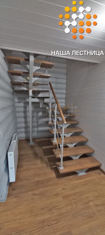 Фото лестница в деревянный дом, серия суперлайт - вид 2