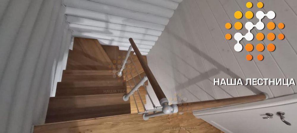Фото лестница в деревянный дом, серия суперлайт - вид 3