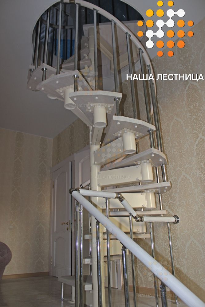 Фото винтовая лестница в доме - вид 2