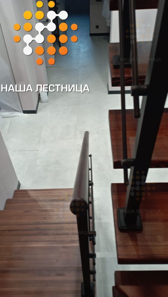 Фото лестница в частном доме на второй этаж, серия суперлайт - вид 6
