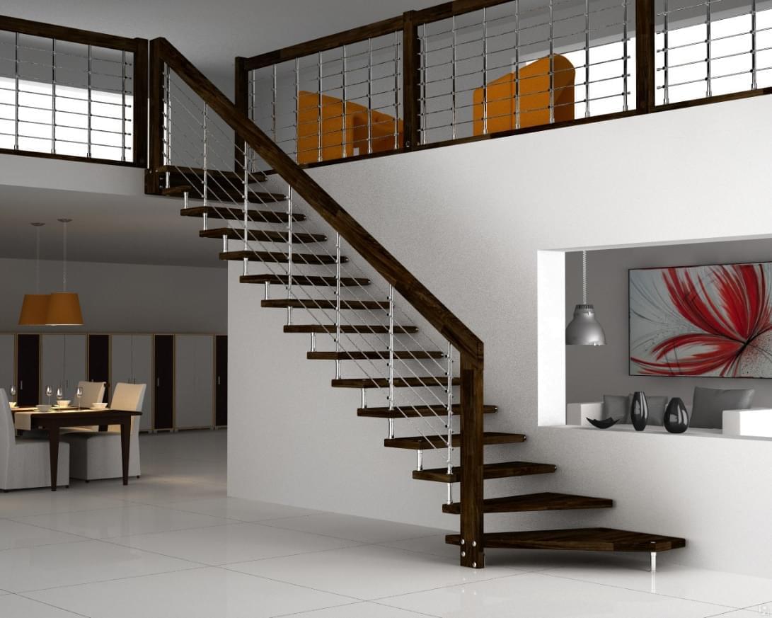 Из каких материалов межэтажные лестницы лучше?