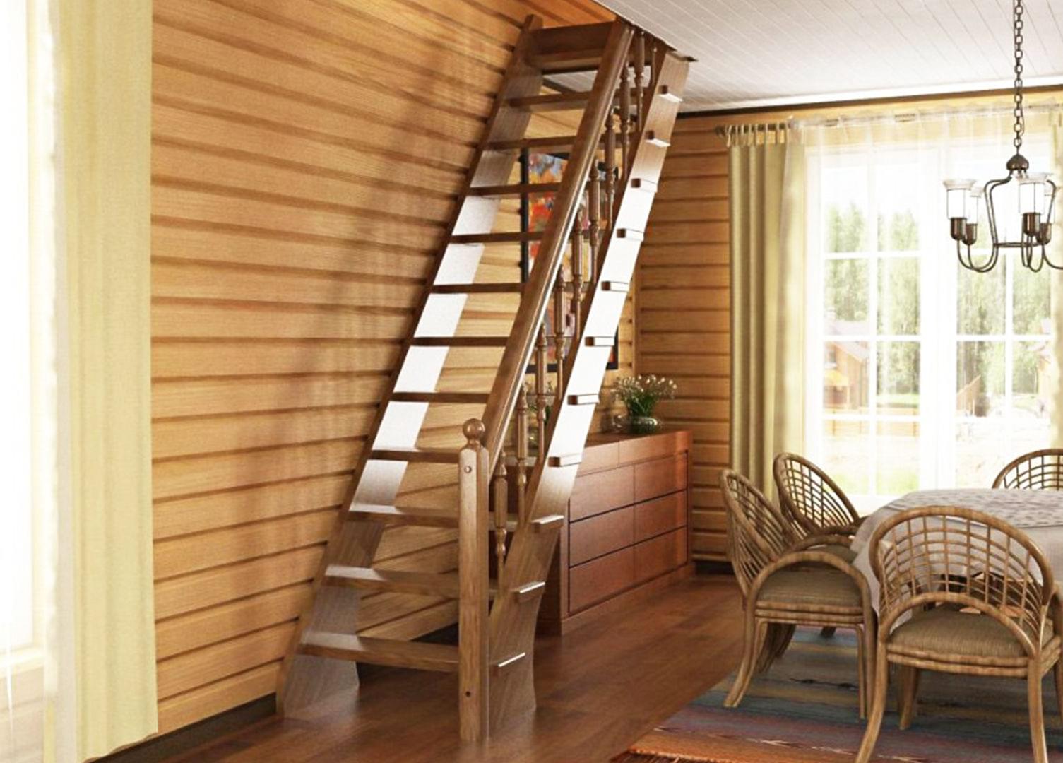Межэтажная лестница в деревянном доме. Особенности конструкции и советы по строительству