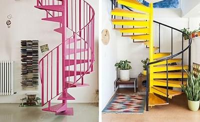 Как покрасить лестницу в доме - 1