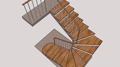 Забежные лестницы - 2