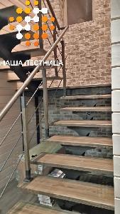 Лестница для дома на монокосоуре серии СуперЛайт №927 - фото маленькое