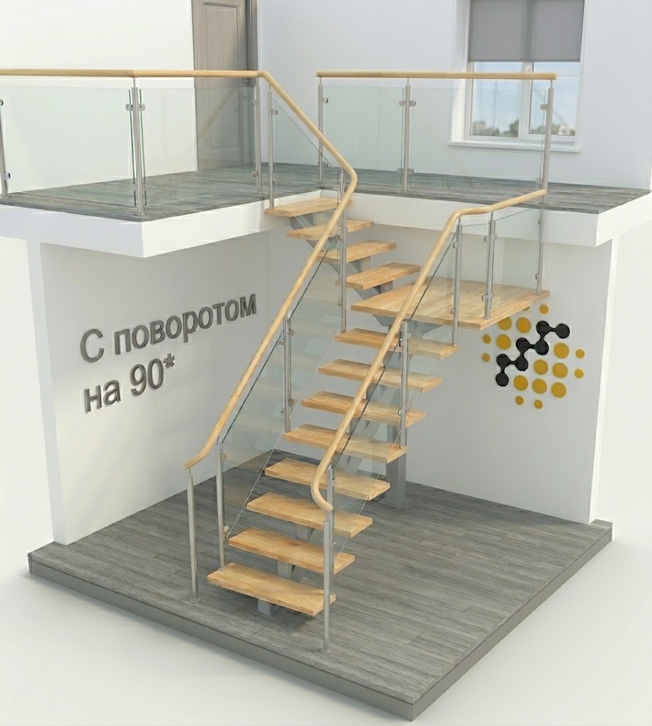 Лестницы на 90°